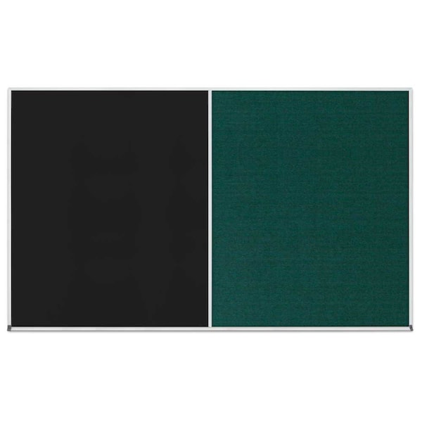 Enclosed Corkboard, 1 Door, 24"x36", 4" Fra